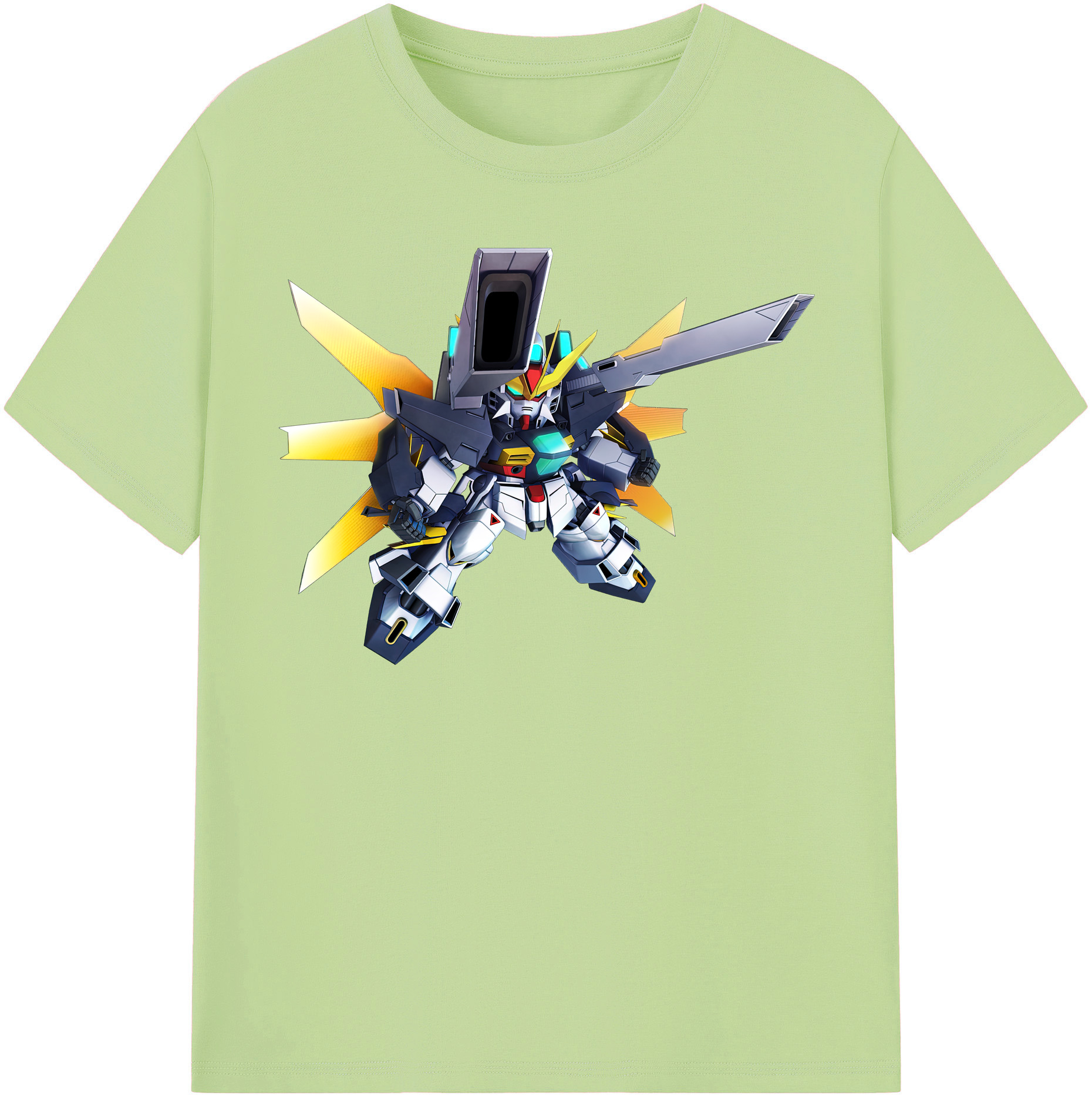（画像用） 機動戦士ガンダム Mobile Suit Gundam 綿100％半袖Tシャツ（フロントプリント）